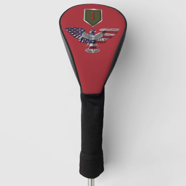 1st Infantry Div “Big Red One” Golf Head Cover (Front)