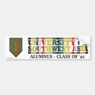 1st Infantry Div U of Southwest Asia Sticker