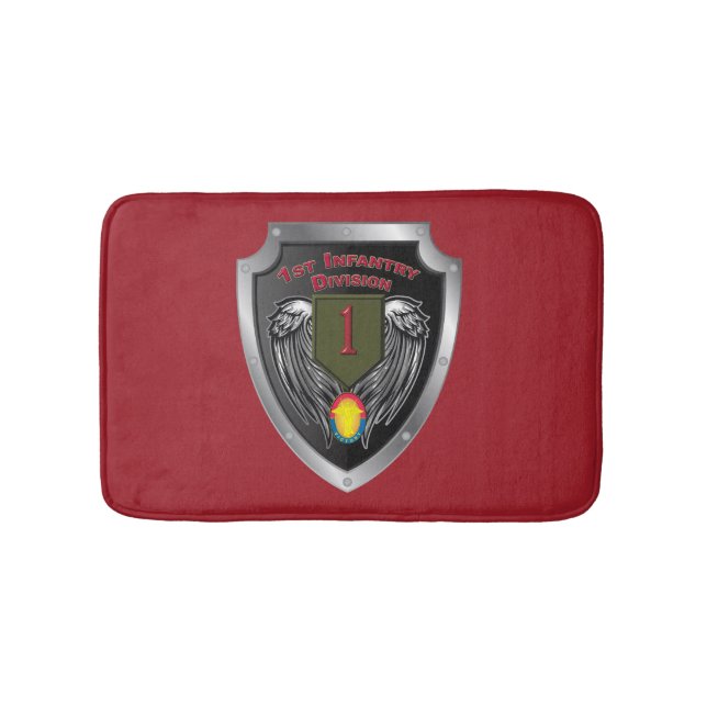 1st Infantry Division  Bath Mat (Front)