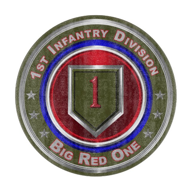 1st Infantry Division “Big Red One” Cutting Board (Front)