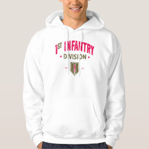 1st Infantry Division "Big Red One" Distressed Hoodie