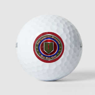 1st Infantry Division “Big Red One” Golf Balls