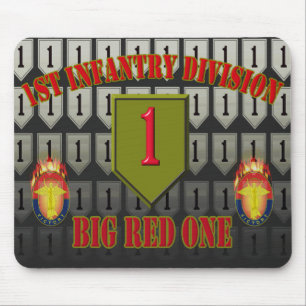 1st Infantry Division “Big Red One” Mouse Pad