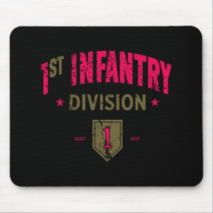 1st Infantry Division "BRO" Distressed Mouse Pad