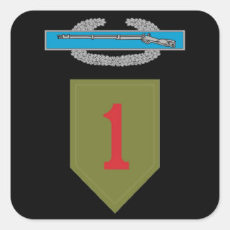 1st Infantry Division CIB Sticker