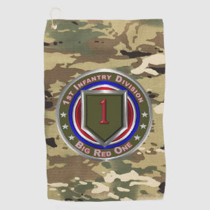 1st Infantry Division Golf Towel