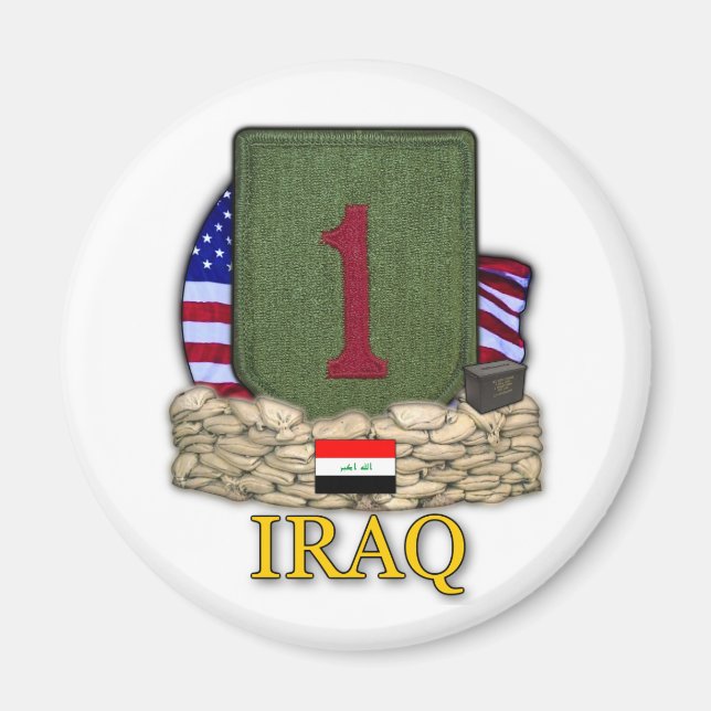 1st infantry division iraq war veterans Magnet (Front)