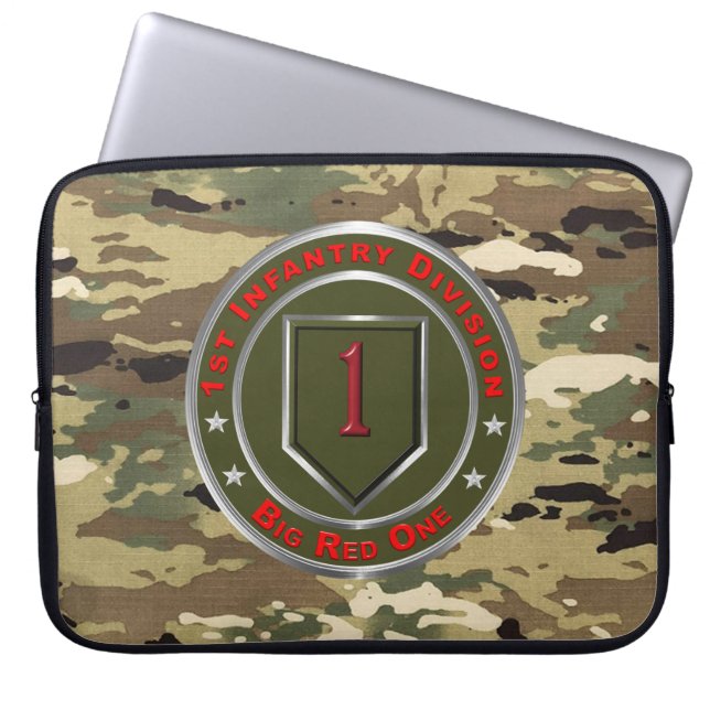 1st Infantry Division Laptop Sleeve (Front)