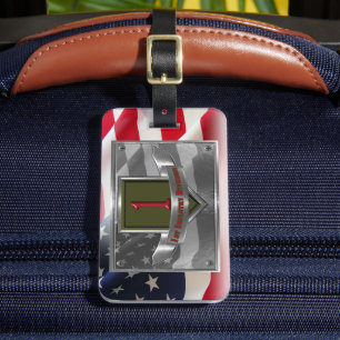 1st Infantry Division Luggage Tag