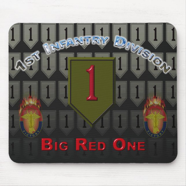 1st Infantry Division  Mouse Pad (Front)