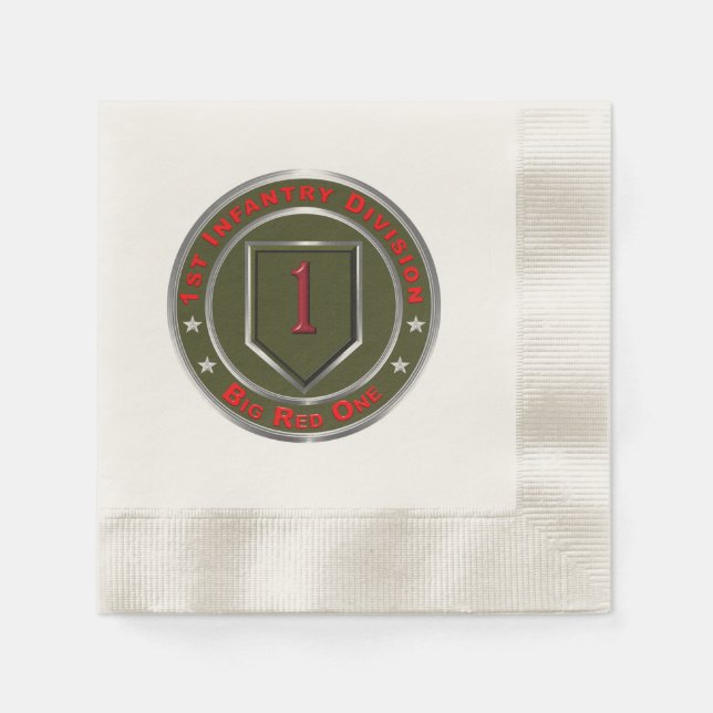 1st Infantry Division  Napkin (Front)