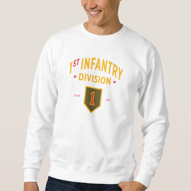 1st Infantry Division - United States Military Sweatshirt (Front)