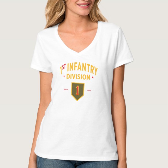 1st Infantry Division - United States Military T-Shirt (Front)