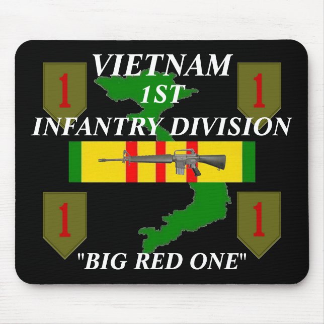 1st Infantry Vietnam Mousepad (Front)