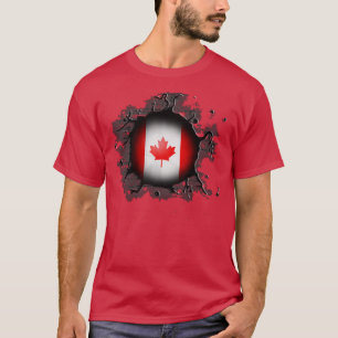 1st july Canada Day Canadian Flag T-Shirt