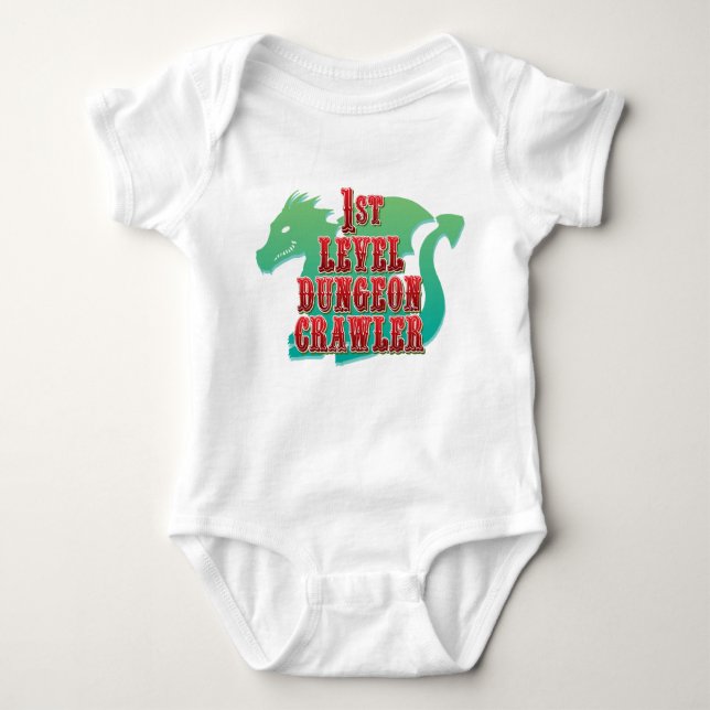 1st Level Dungeon Crawler Baby Bodysuit (Front)