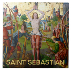 1st Martyrdom of St. Sebastian (M 013) Tile