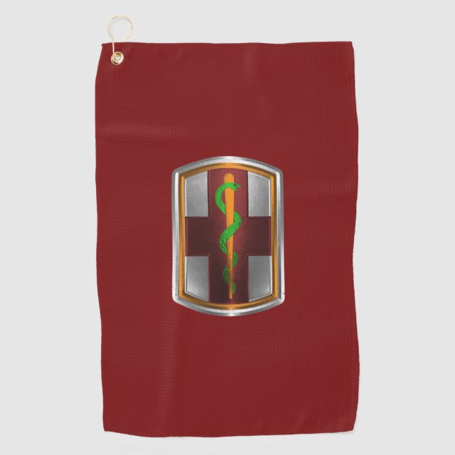 1st Medical Brigade Golf Towel (Front)