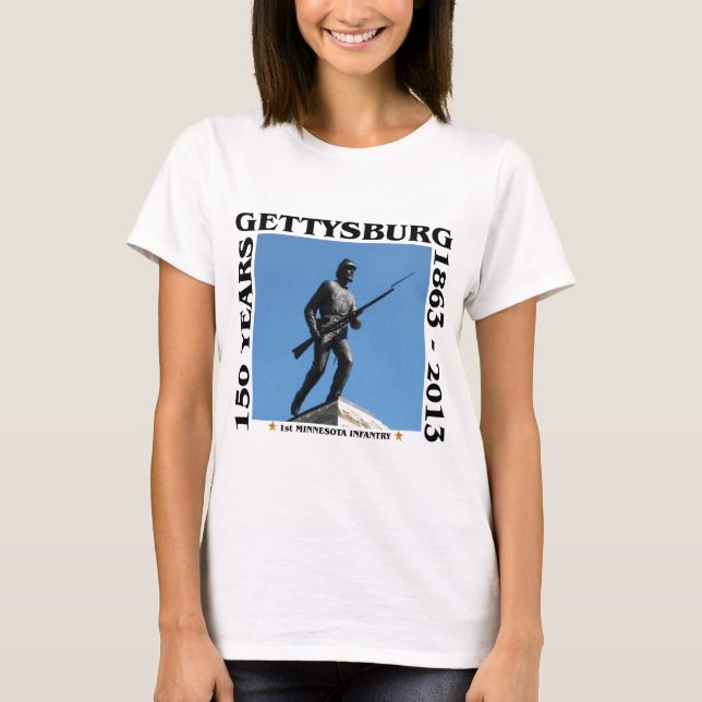 1st Minnesota Infantry - 150th Gettysburg T-Shirt (Front)