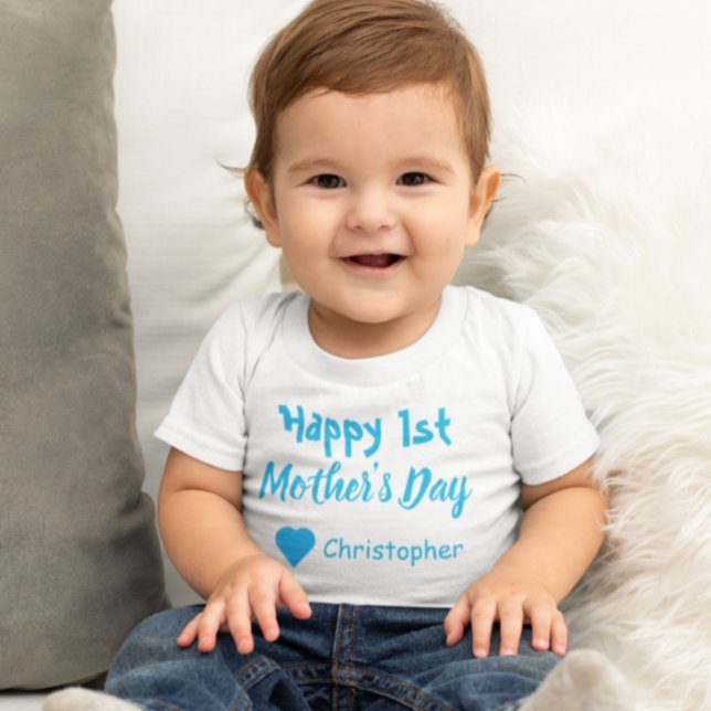 1st Mother's Day Baby T-Shirt (Creator Uploaded)