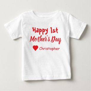 1st Mother's Day Baby T-Shirt