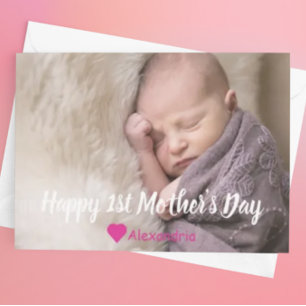 1st Mother's Day Holiday Card