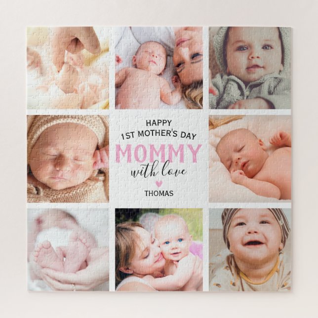 1st Mother's Day Photo Jigsaw Puzzle (Vertical)
