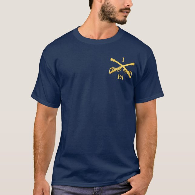 1st Pennsylvania Cavalry T-Shirt (Front)