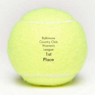  1st Place Tennis Championship Balls