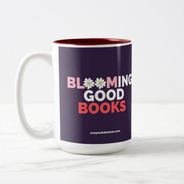 1st place winner, Bloom mug contest (Left)