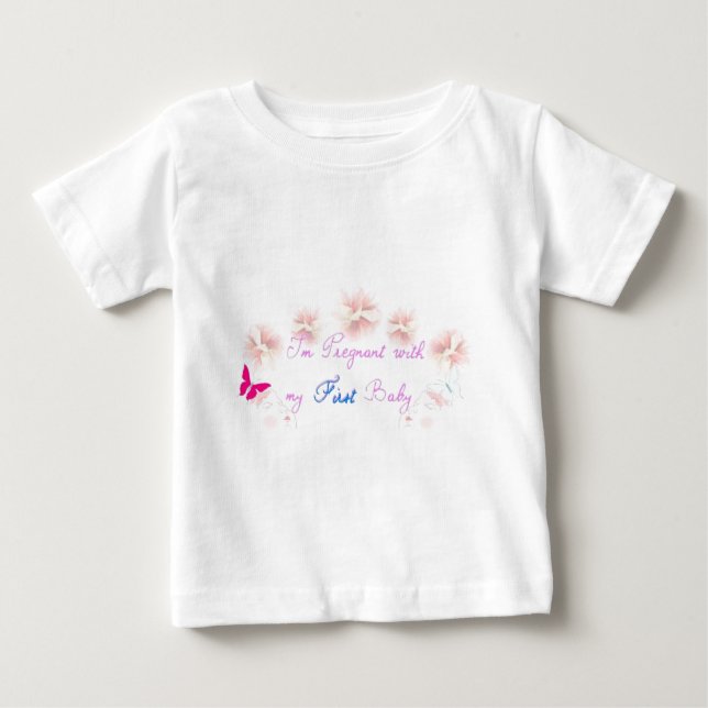 1st pregnancy baby T-Shirt (Front)