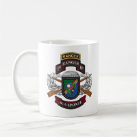 1st Ranger Battalion BERET FLASH DUI SSI RANGER T-