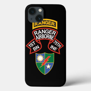 1st Ranger BN, 75th INF old-style scroll with tab iPhone 13 Case