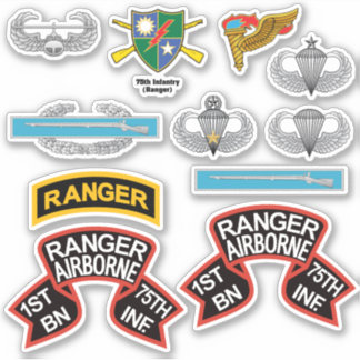 1st Ranger BN Custom-Cut Vinyl Sticker