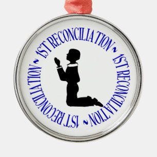 1st Reconcilation - First Confession Metal Tree Decoration