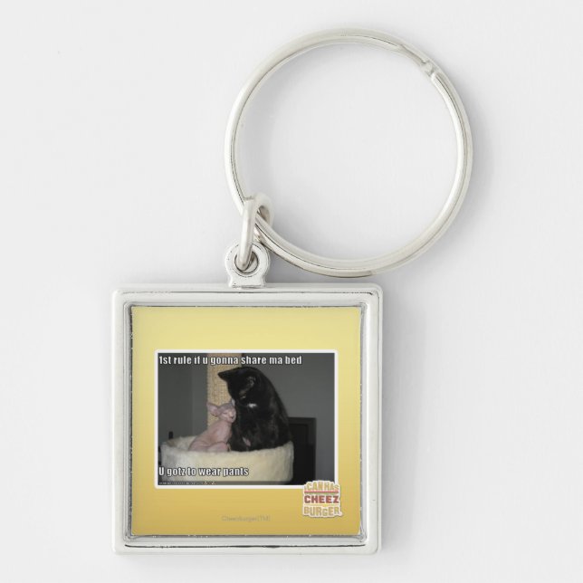 1st rule if u gonna share ma bed key ring (Front)