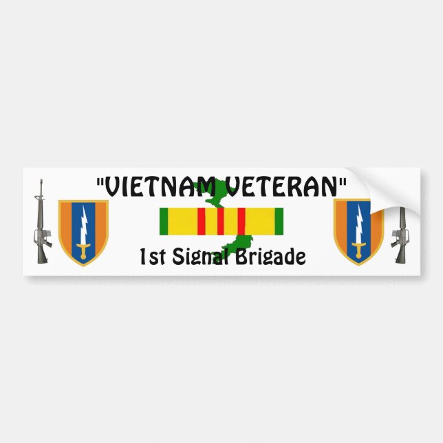 1st Signai Brigade bumper sticker (Front)