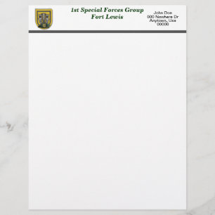 1st special forces fort lewis veterans flash Lette