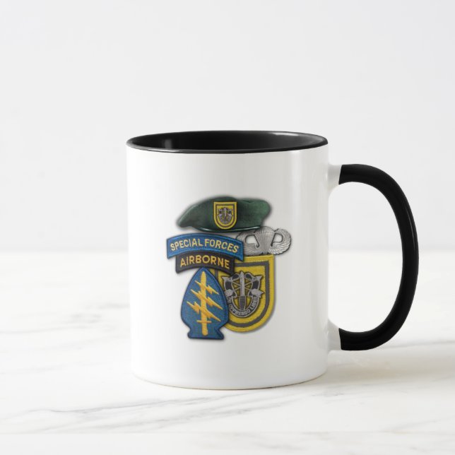 1st Special forces green berets veterans vets Mug (Right)