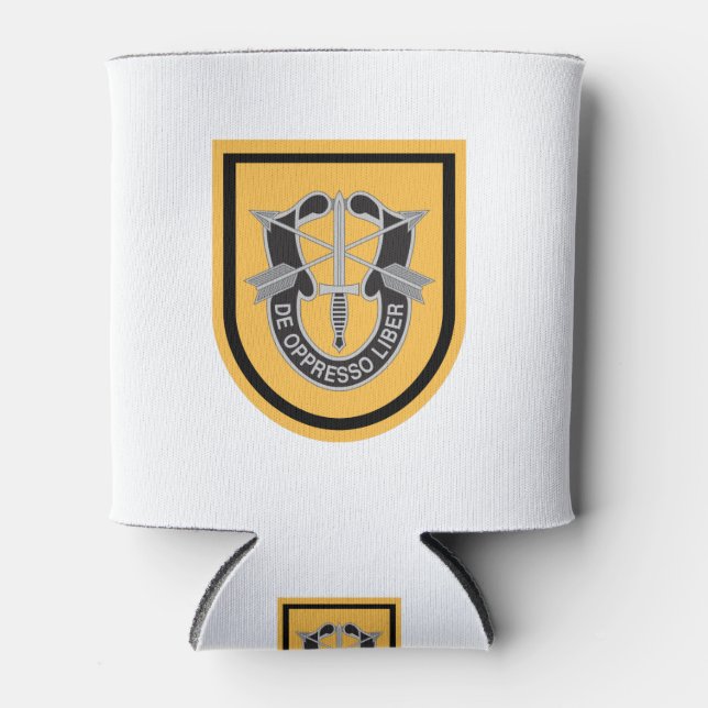 1st Special Forces Group (1st SFG) Can Cooler (Front)