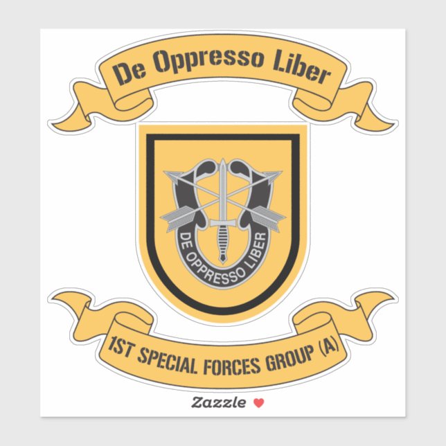 1st Special Forces Group (Airborne) 1st SFG (Sheet)