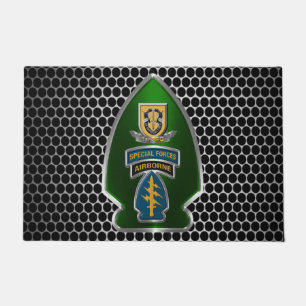 1st Special Forces Group Airborne Arrowhead Doormat
