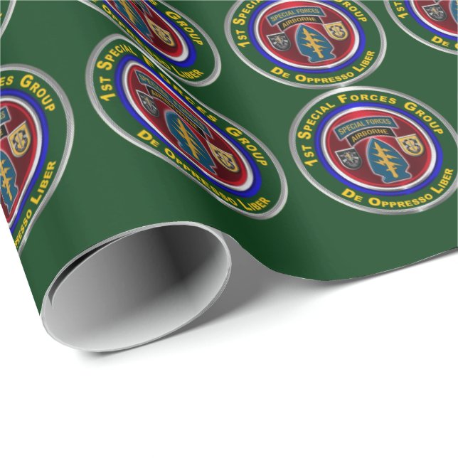 1st Special Forces Group Airborne Wrapping Paper (Roll Corner)