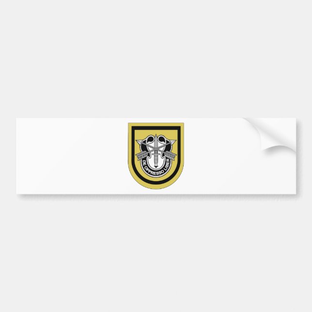 1st Special Forces Group Bumper Sticker (Front)