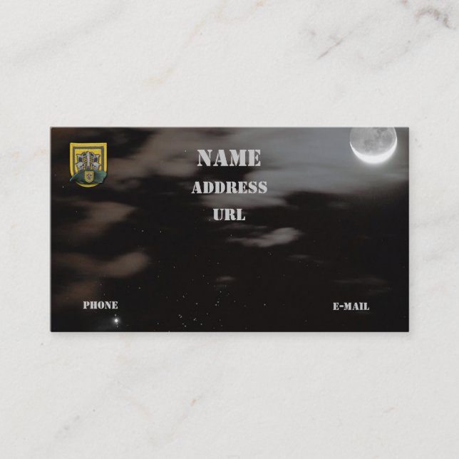 1st special forces group vets flash business Card (Front)
