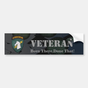 1st special ops veterans vets patch bumper sticker