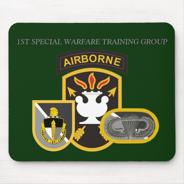 1ST SPECIAL WARFARE TRAINING GROUP MOUSEPAD (Front)