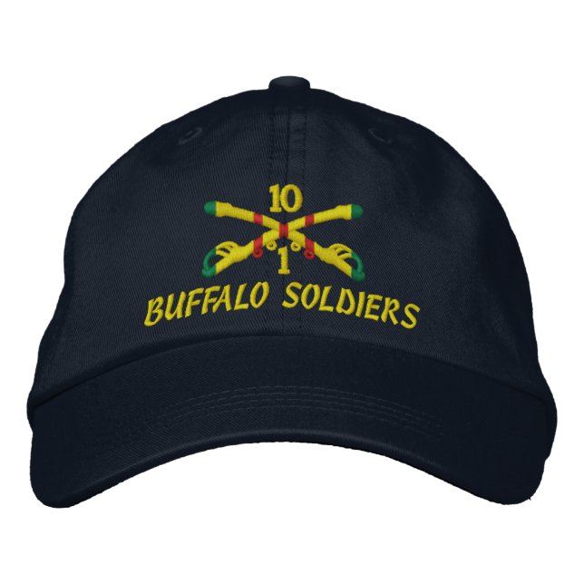 1st Sqdn., 10th Cavalry Embroidered Hat (Front)
