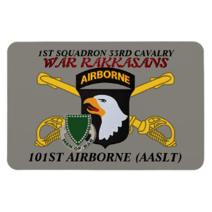 1ST SQN 33D CAV 101ST AIRBORNE MAGNET