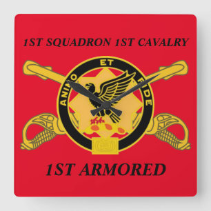 1ST SQUADRON 1ST CAVALRY 1ST ARMORED CLOCK